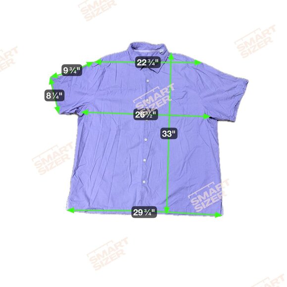 Tommy Bahama Mens 3XLT 3XL Tall Purple Short Sleeve Button-Up Shirt Beach READ - Picture 6 of 7